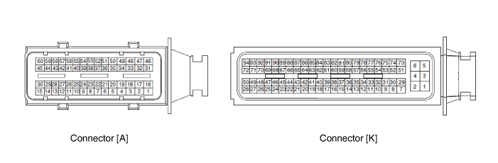 Hyundai Venue. Transaxle Control Module (TCM). Schematic diagrams