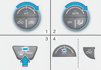 Hyundai Venue. Windshield Defrosting and Defogging